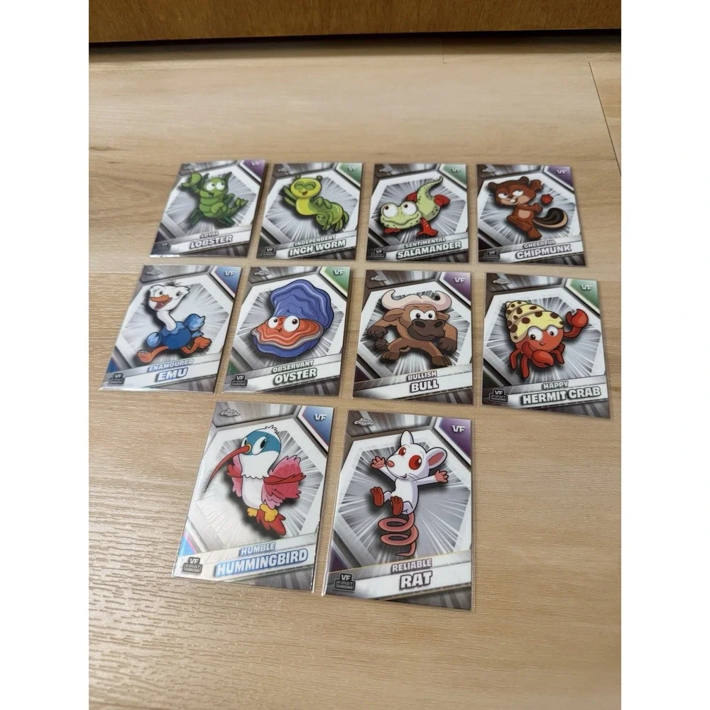 VeeFriends Topps Chrome 2026 Lot of 10 Cards No Duplicates C8 Set